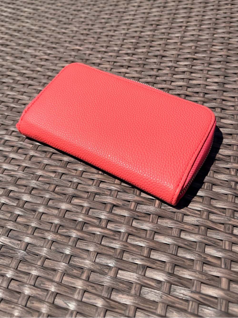 Coral Zip-Around Wallet - Women